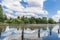 Serpentine lake in Hyde Park, London