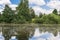 Serpentine lake in Hyde Park, London