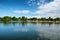 The Serpentine Lake at Hyde Park in London