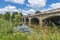 Serpentine lake and Serpentine Bridge in Hyde Park, London