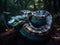 Serpentine Majesty: Python Coiled in Pristine Habitat