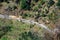 Serpentine roads in the foothills of the Himalayas