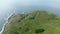 Serra da Capelada In The province Of A Coruna, Spain. Aerial Shot