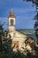 Serralunga di Crea, Piedmont, Northern Italy: the Sanctuary. Color image.