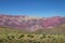 Serrania de Hornocal, the fourteen colors hill at Quebrada de Humahuaca - Humahuaca, Jujuy, Argentina