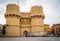 Serranos Towers or Torres Serranos, a medieval gate in Valencia.