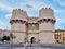 Serrans Towers and Gate Torres de Serranos, Valencia, Spain