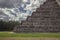 Serrated profile of the steps of the Pyramid of the Chichen Itza