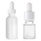 Serum dropper vial. Cosmetic aroma oil bottle