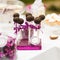 Served candy bar - chocolate candies lollipops