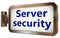 Server Security on billboard background