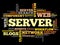 Server word cloud