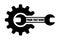 Service icon. Gear and wrench. Service tools flat vector icon. Cogwheel with wrench symbol logo illustration. Vector