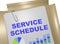 Service Schedule concept