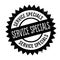 Service Specials rubber stamp