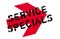 Service Specials rubber stamp