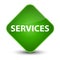 Services elegant green diamond button