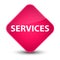 Services elegant pink diamond button