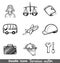 Services sector icons