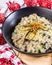 A serving of Mushroom Risotto