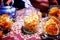 Serving traditional Javanese snacks in a jar