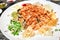 Serving of Yee Sang or Yusheng during Chinese New Year