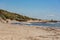 Ses Salines beach in the Ses Salinas National Park of Ibiza and Formentera, Spain