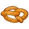 Sesame Pretzel Vector Icon