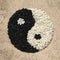 Sesame Yin and Yang Symbol