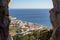 Sesimbra city view from the city castle walls