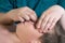 Session of craniosacral therapy, cure of teen boy's nose by a doctor therapist.