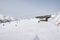 Sestriere, Piedmont, Italy skiers on the slopes