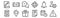 Set of 12 ecommerce basic icons. outline thin line icons such as alert, invoice, gps, bell, chat, cash