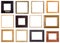 Set of 12 pcs square wooden picture frames