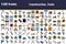 Set of 120 Construction and Tools icons