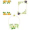 Set of 3 acrylic wildflower clipart