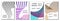 A set of 4 abstract covers. Wavy parallel gradient lines, ribbons evolve. Cover design, background. Trendy banner