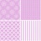 Set of 4 background patterns.