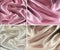 Set of 4 draped satin backgrounds