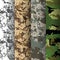 Set of 4 fashion camouflage patterns. Vector illustration. Can be used for textile or print design.