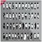 Set of 48 women,girl black silhouettes with white cloths on top,collection