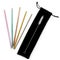 Set of 5 coloured Stainless Steel Straws  