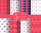 Set of 8 seamless nautical patterns