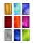 Set abstract colored drapery background