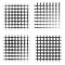 Set abstract grid elegant stripes lines, vector grid Horizontal and vertical black bands. Checked square, plaid vector