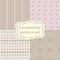 Set of abstract modern vector paper for scrapbook pastel colors.