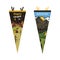 Set of adventure pennants. Camping Pennant flags design. Vintage outdoor designs with summer camp symbols mountains
