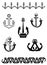 Set of anchor symbols