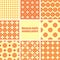 Set of Arabic seamless patterns, vector