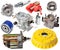 Set of automotive spare parts